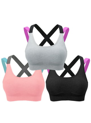 Women Active Seamless Sports Bra Back Support Lift Up Lace Bras Comfortable  Bralette Bra by DA BOOM,M to 3XL