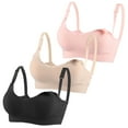 Harence Womens Nursing Bra Breastfeeding Maternity Bra Comfortable Pregnant Sleep Bralette Pack
