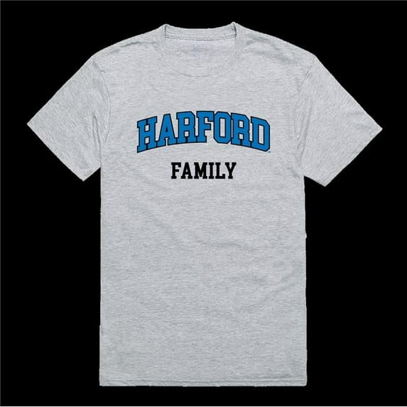 Harford Community College Owls Family T-Shirt, Heather Grey - Medium