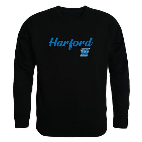 Harford Community College Script Crewneck T-Shirt, Black - 2XL