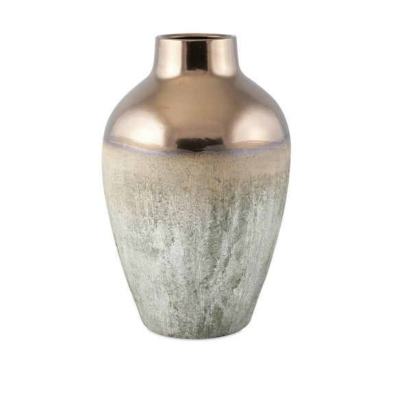 Hargrove Large Metallic Top Vase