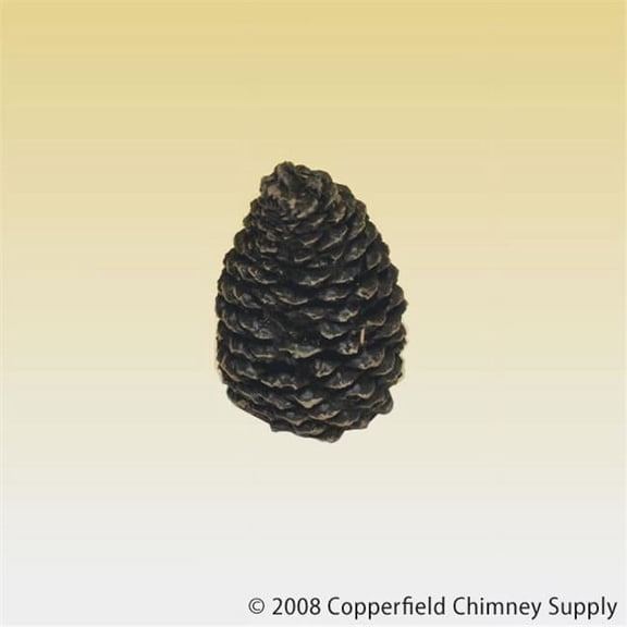Hargrove Manufacturing 1204BX Hargrove Small Straight Ceramic Pine Cone For Gas Logs 4.5 Inch h