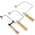 thumbnail image 1 of Harhinhe 3Pcs Set Portable U Shape Hacksaw Saw Bow Frame DIY Jewelry Making Cutting Tool, 1 of 7