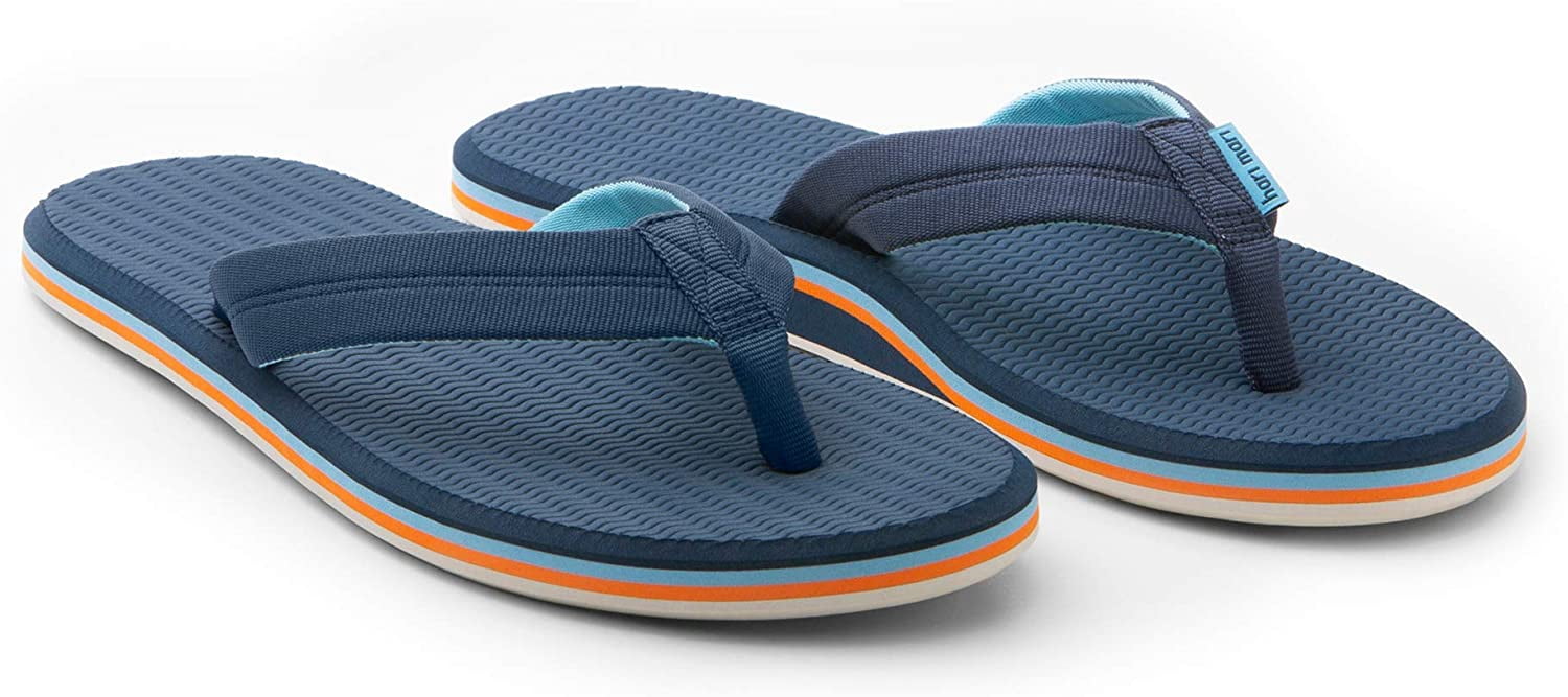 NEW HARI MARI men\'s dune flip flops in navy Women main image 4