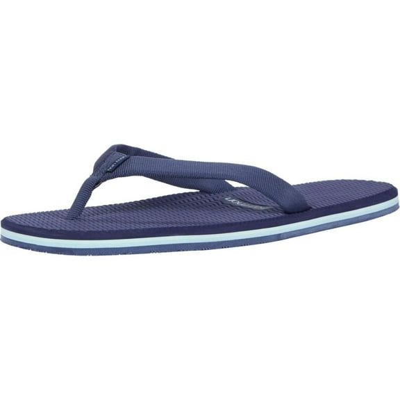 Hari Mari Women's Dunes Memory Foam and Arch Support Flip Flops  Navy