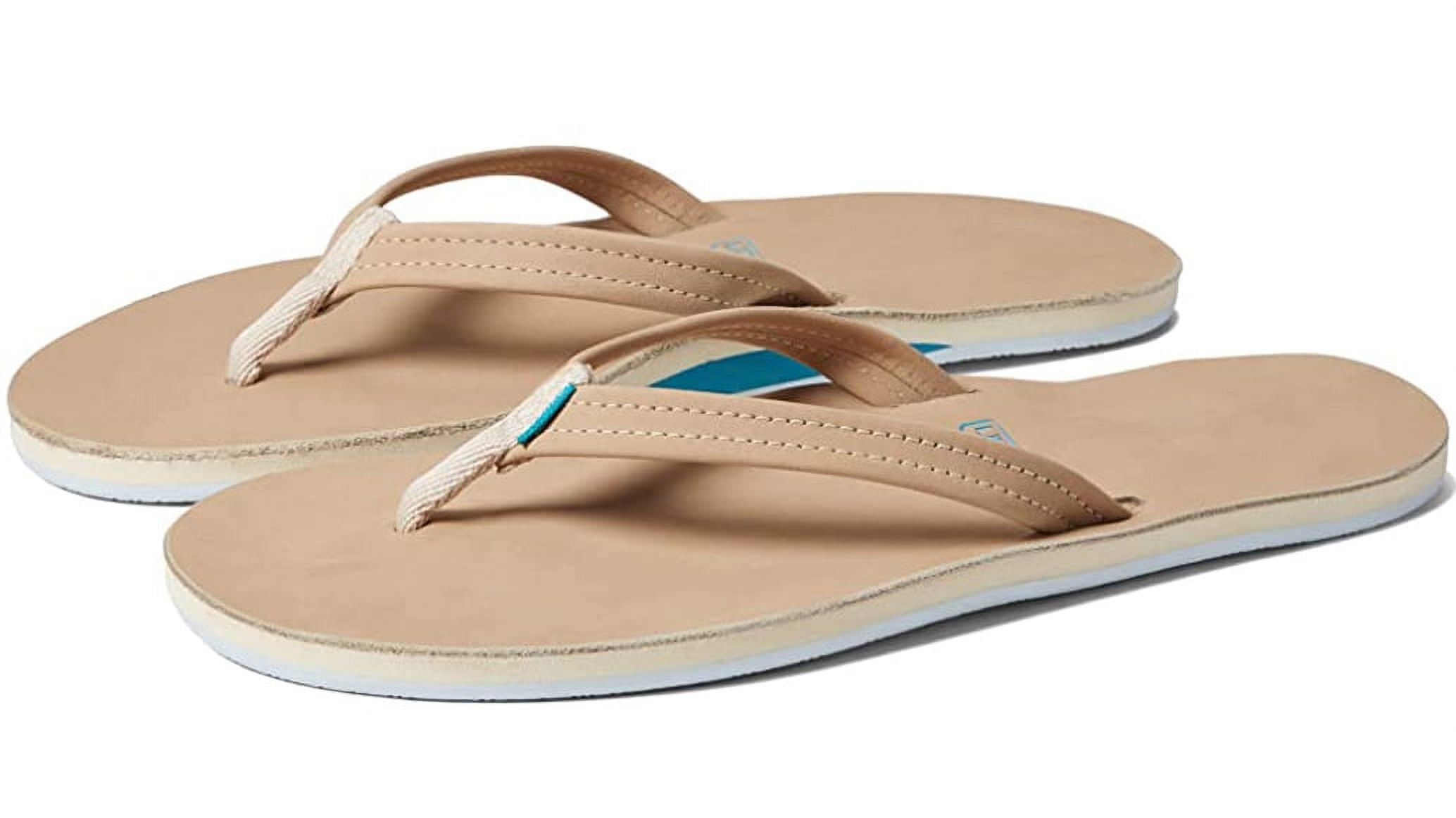 Hari Mari Women's Fields Memory Foam Flip Flops (Light Gray/Blush