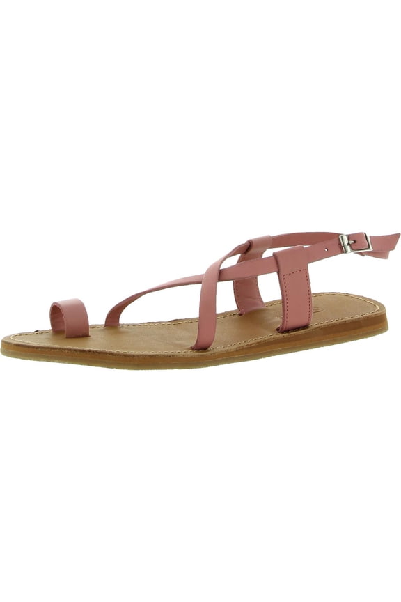 Womens Chantik Leather Toe Loop Slingback Sandals