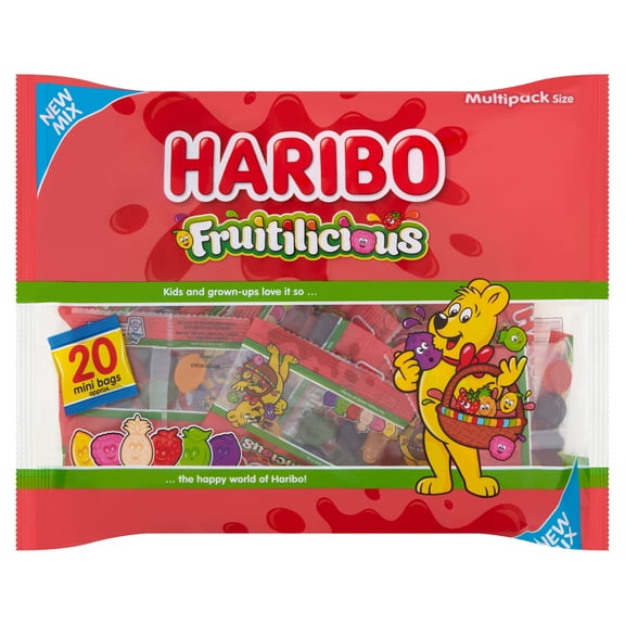 Haribo Fruitilicious Multipack 320g, Imported from Britain