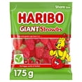 thumbnail image 1 of Haribo Giant Strawbs Fruit Gums 175G, Imported from Britain, 1 of 1