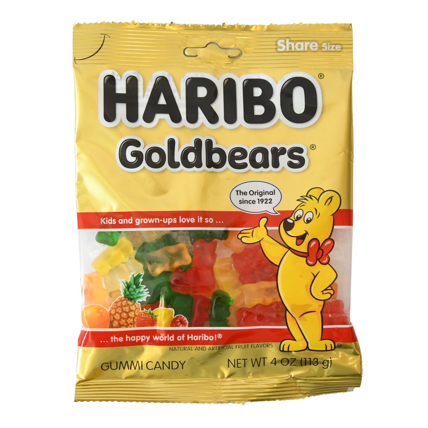 Haribo Assorted Gummy Candy – Delicious Haribo Gummy Bears – Jumbo Pack  72oz Gummy Bear Pack – Bulk Bag Gummy Food for Kids and Adults – Multicolor