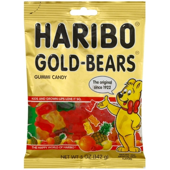 Haribo, Gold-Bears Gummi Candy 5 oz (Pack of 3)