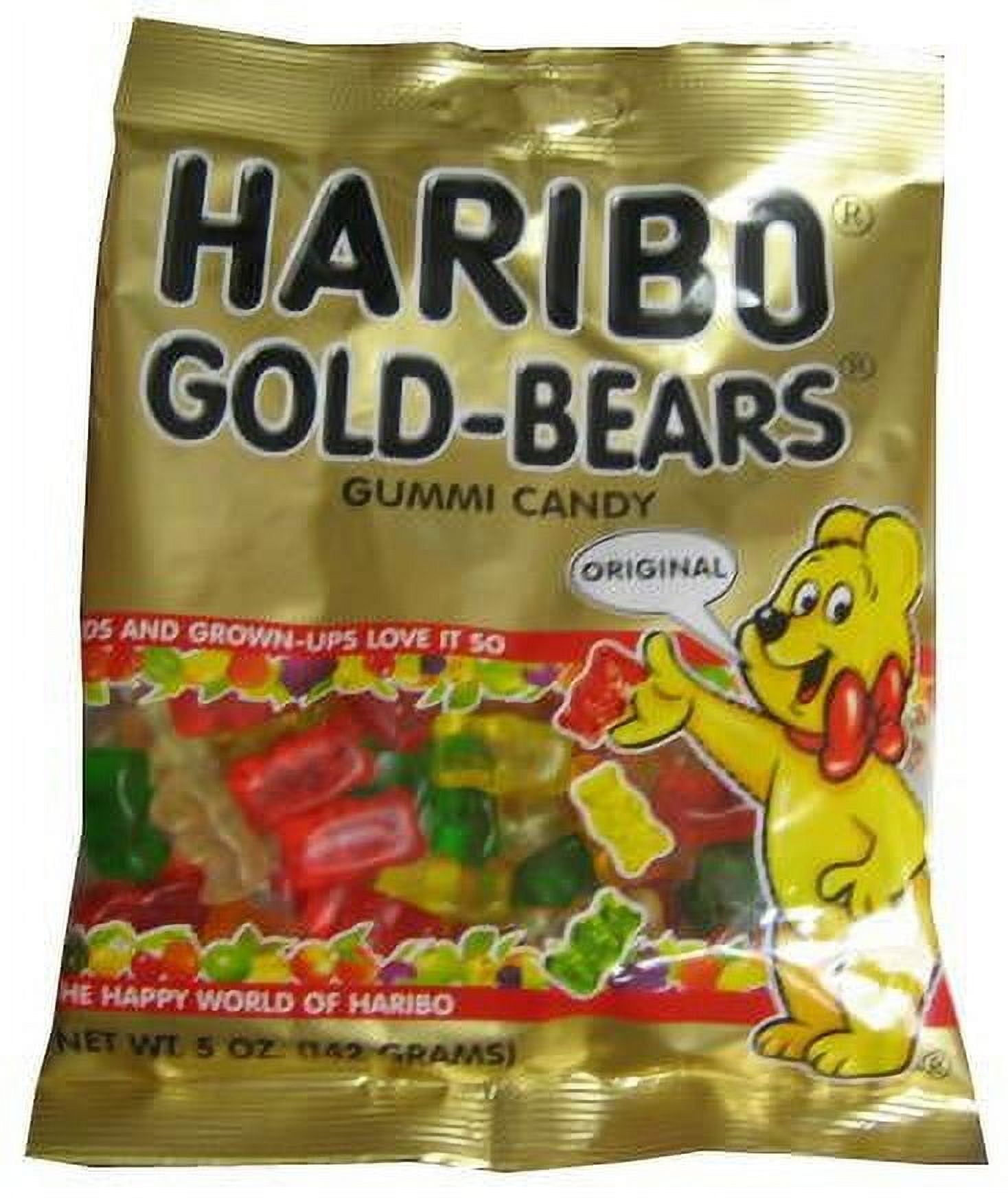 Haribo Gold Bears Gummi Candy, 5oz (142g)