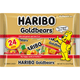 thumbnail image 1 of HARIBO Goldbears Original Assorted Fruit Flavor Gummy Candy Mini Pouches, 9.5oz, 23ct Bag, 1 of 6