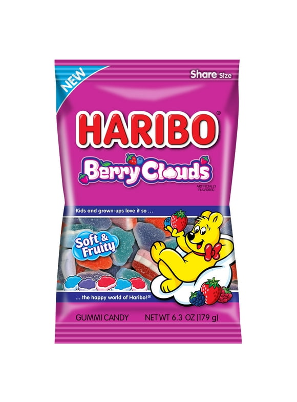 Haribo Gummi Candy Berry Clouds 6.3oz