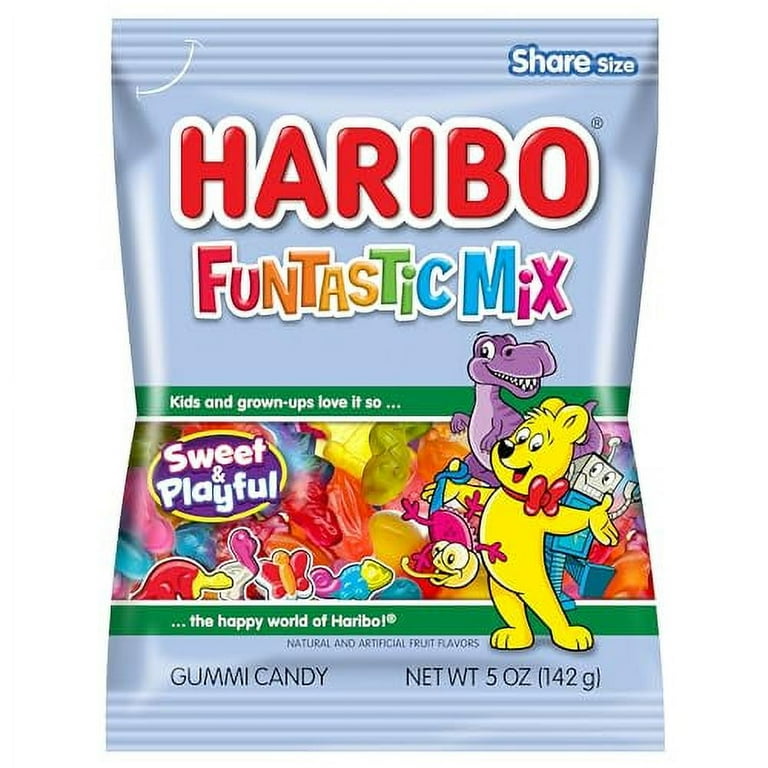 Haribo Gummi Candy | Funtastic Mix in Shareable Size Bags | Many