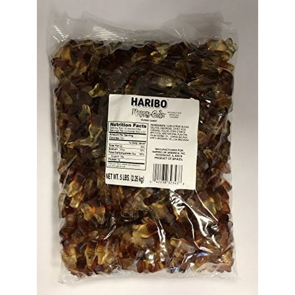 Haribo Gummi Candy, Happy-Cola, 5-Pound Bag