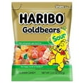 thumbnail image 1 of Haribo Gummi Candy, Sour Gold Bears, 3.6 ounce (Pack of 12), 1 of 1