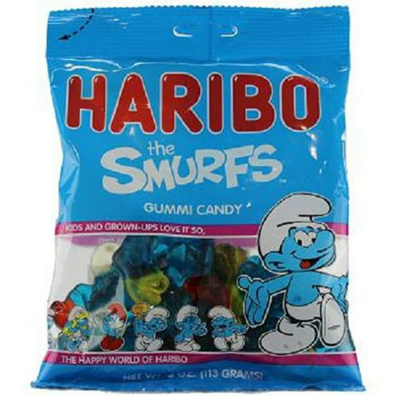 Haribo Gummies the Smurfs 12 Count - 4 oz