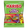 thumbnail image 1 of HARIBO Twin Snakes Gummies Original Sweet and Sour Assorted Fruit Flavor Gummy Candy, 4 oz, Share Size Peg Bag, 1 of 8