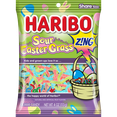thumbnail image 1 of HARIBO Zing Sour Easter Grass Gummies Assorted Fruit Flavored Sour Gummy Candy, 4oz, Share Size Peg Bag, 1 of 8