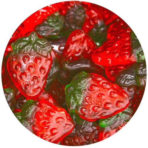 3D Gummy Strawberries, 5 lbs