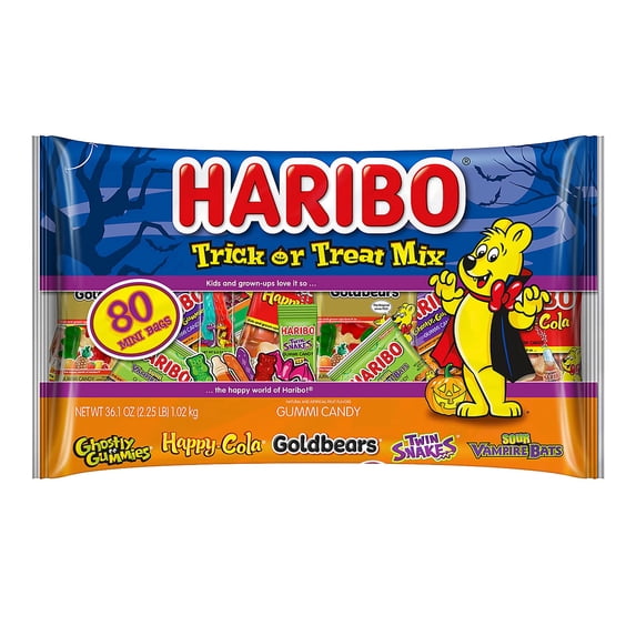 Haribo Halloween Trick or Treat Mix - 36.6oz, 80 count