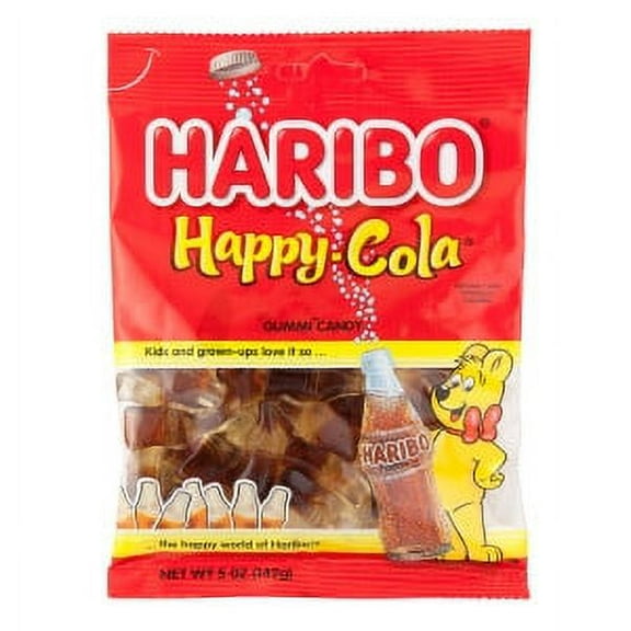Haribo Happy Cola Gummi Candy, 5 Oz, 6 Pack