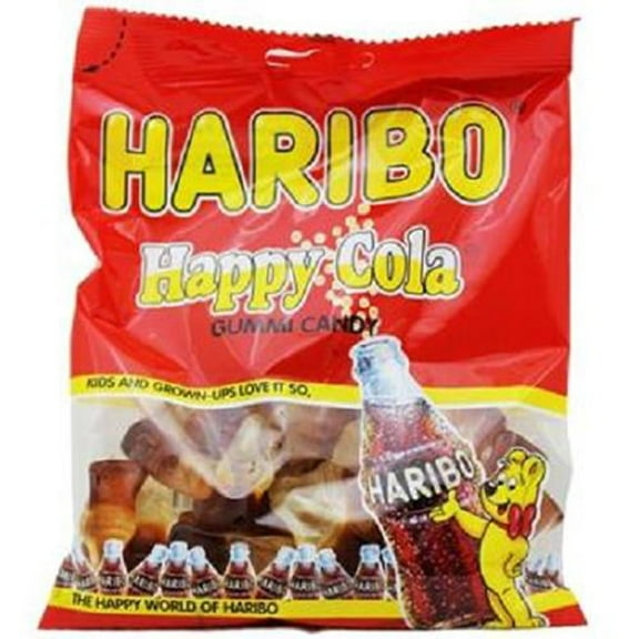 Haribo Happy Cola Gummies 12 Pack Case of 5oz Bags