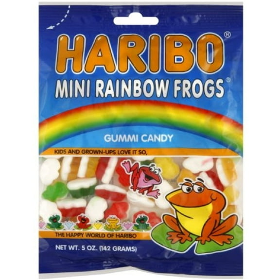 Haribo Mini Rainbow Frogs, 5-Ounces (Pack Of12)