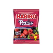 Haribo Raspberries Gummi Candy, 5 Oz.