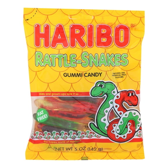 Haribo Rattle Snakes Gummy Candy, 5 Oz.