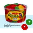thumbnail image 1 of Haribo Rotella Fruchtschnecken, Tub, 1 of 1