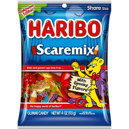 Haribo Scaremix Limited Edition Halloween Gummi Candy 4oz