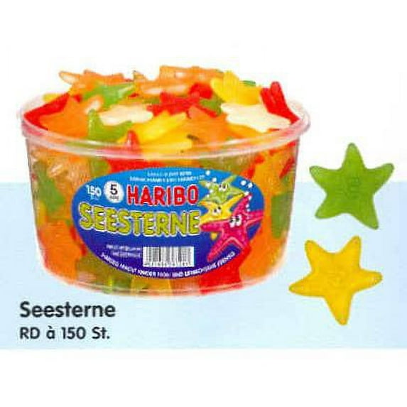 Haribo Seesterne, Starfish, Tub