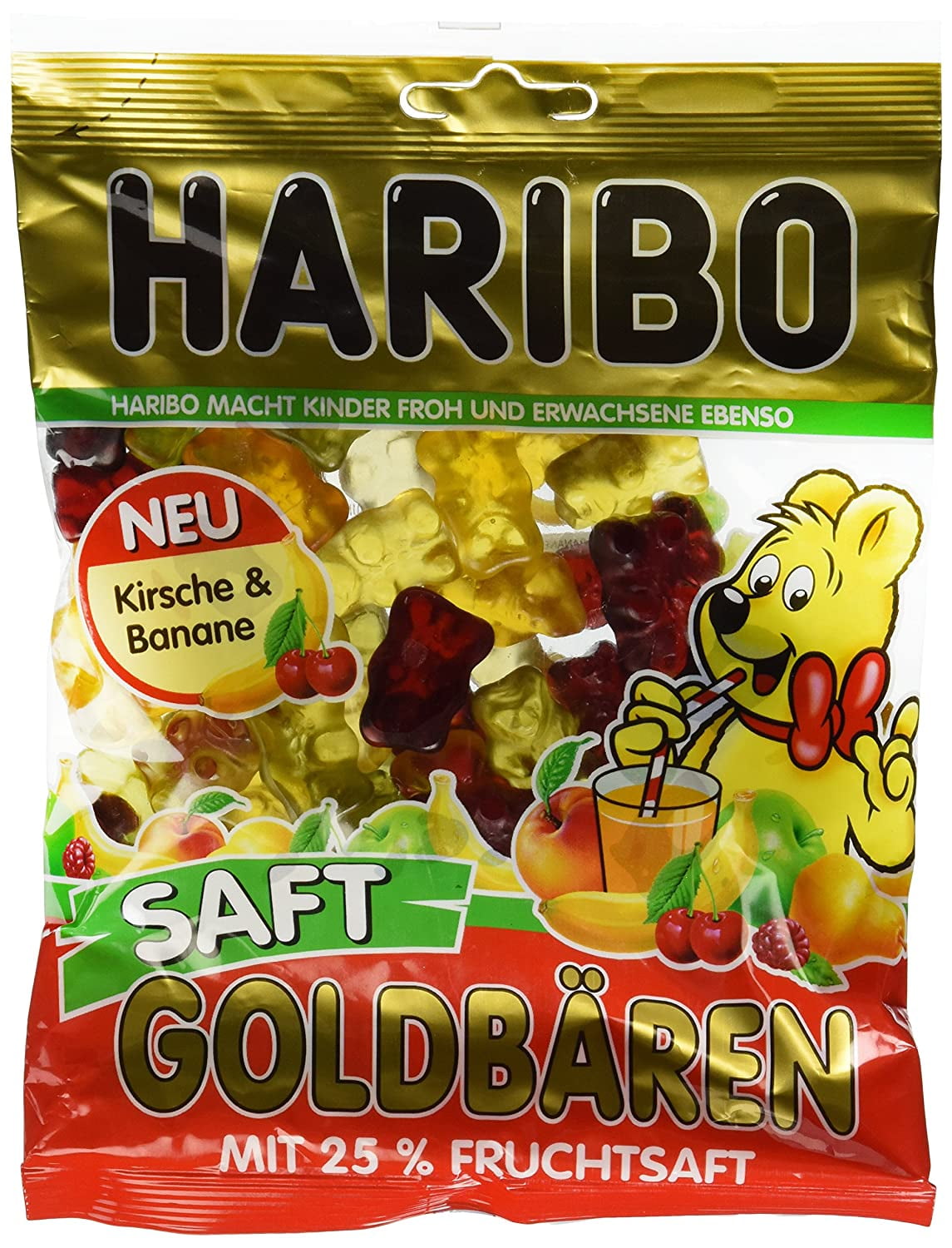 Haribo Soft Gold Bear (Saft Goldbaren) 175 g - Walmart.com