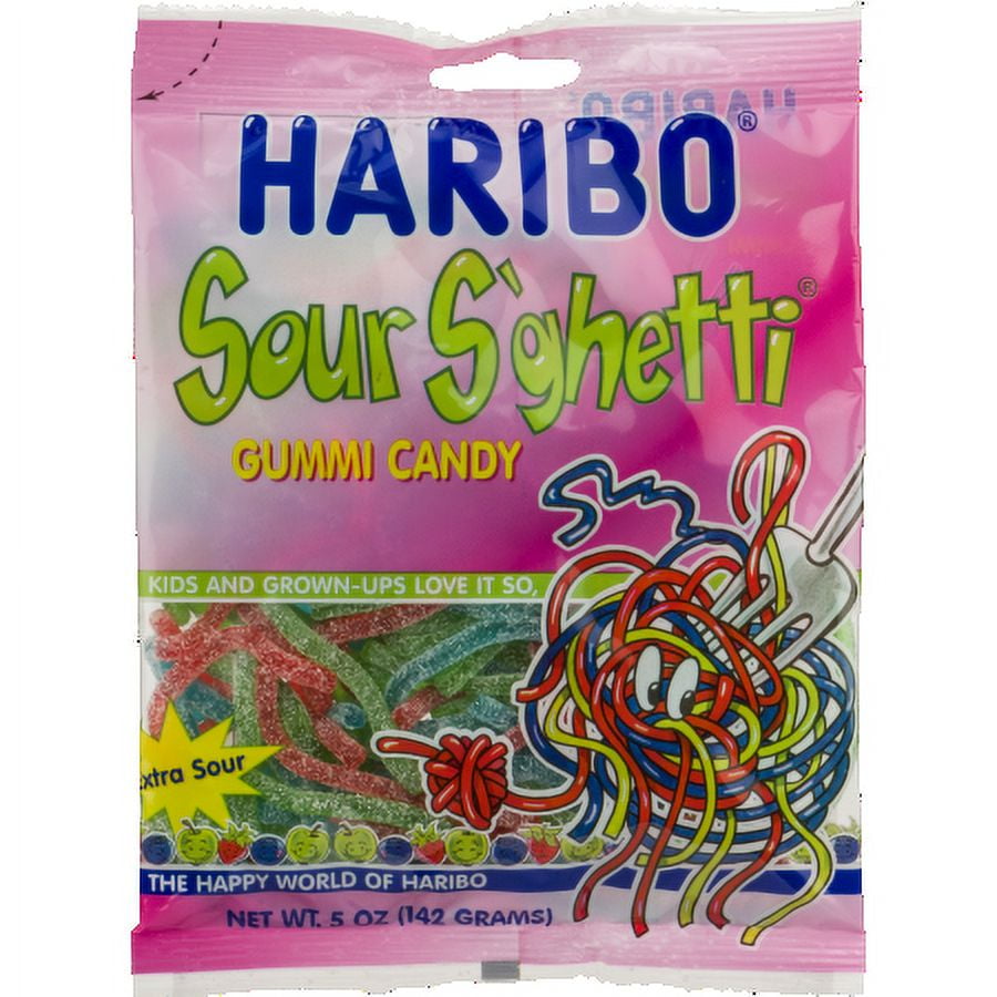 Haribo Sour Ghetti Candy 5 oz. Walmart