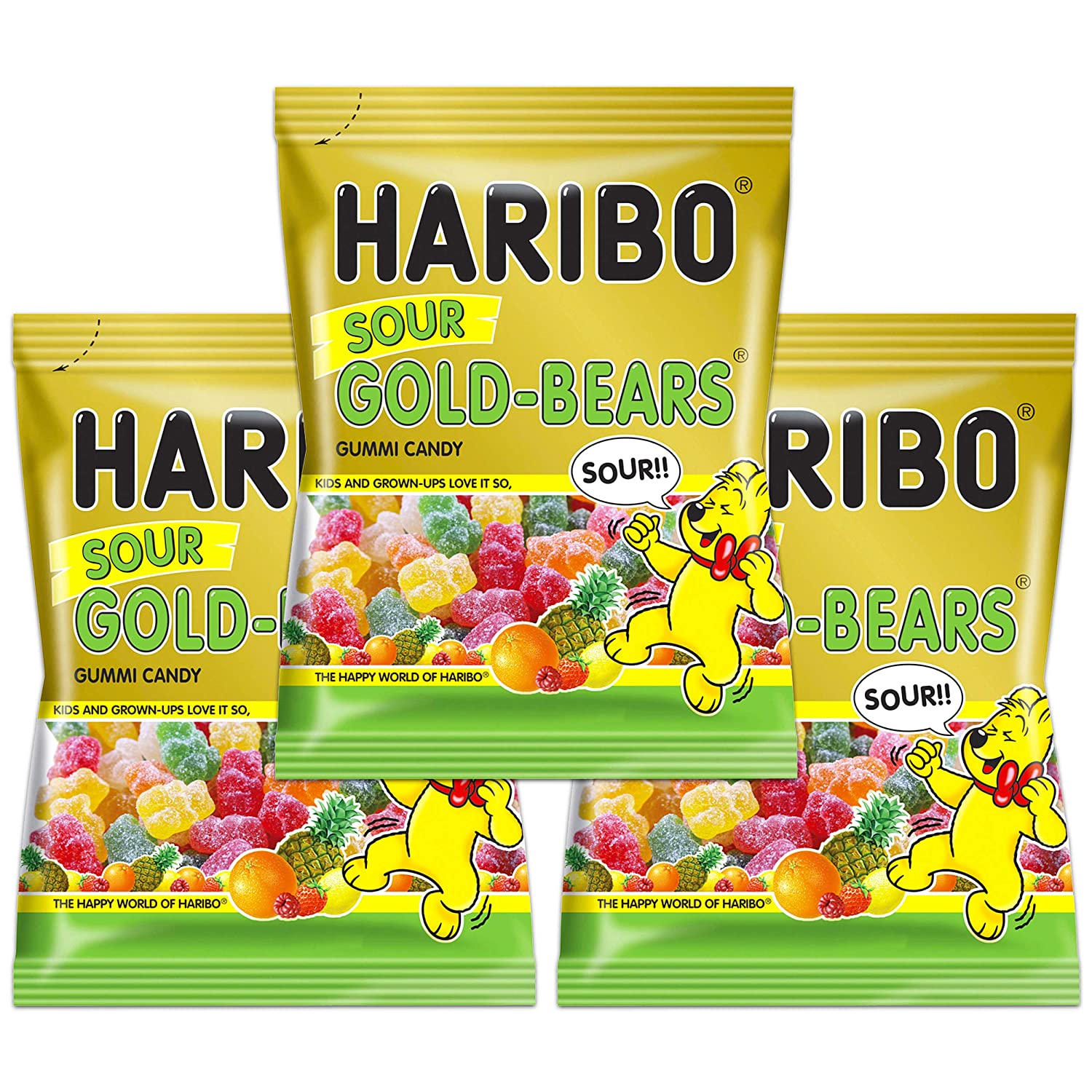 Haribo Sour Gold Bears Gummy Bears Haribo QKWD Haribo Sour Gold Bears Gummy Bears Haribo QKWD