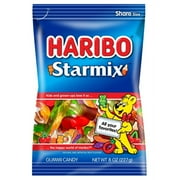 Haribo Starmix Gummy Candy, 8 oz, Share Size Bag