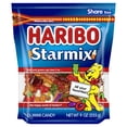 thumbnail image 1 of Haribo Starmix Gummi Candy, Sour, 9 oz. Re-Sealable Bag, 1 of 5