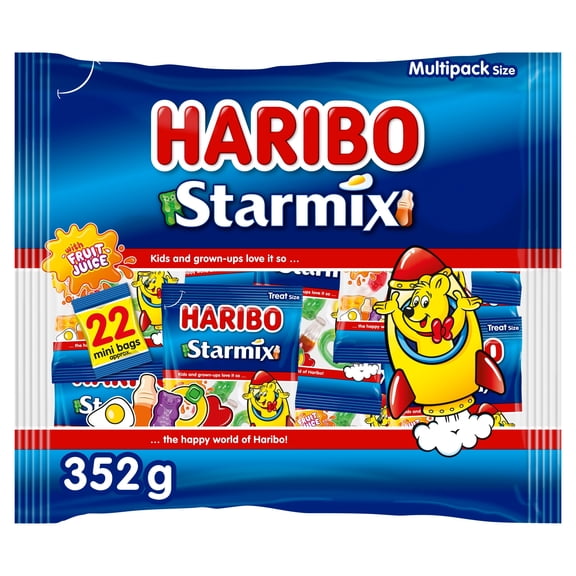 Haribo Starmix Multi Pack 352G, Imported from Britain