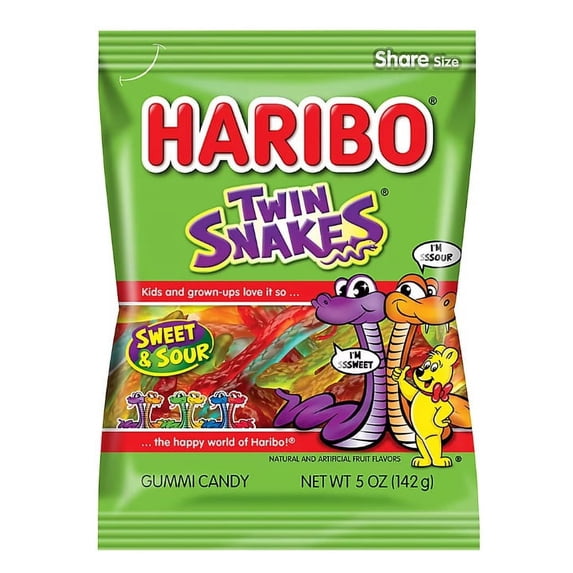 Haribo Twin Snakes, 12 pk./5 oz.