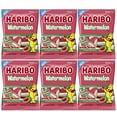 thumbnail image 1 of Haribo Watermelon Gummi Candy Pack of 6 (4.1oz Bags) Juicy Three-Layered Fruit Flavored Sweets, 1 of 5