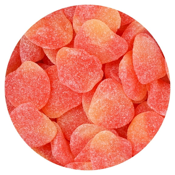 HariboPeaches Gummi Candy, 1 Pound Gummy Bag, Peach Gummy Candy