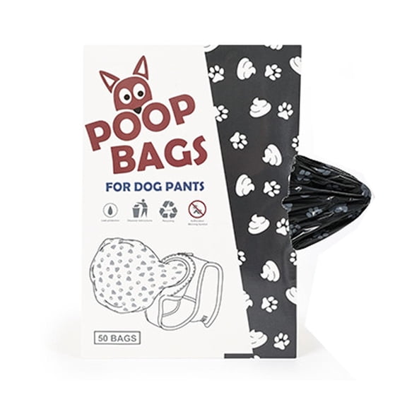 Harikaji 50pcs Dog Poop Bags (No Pant)