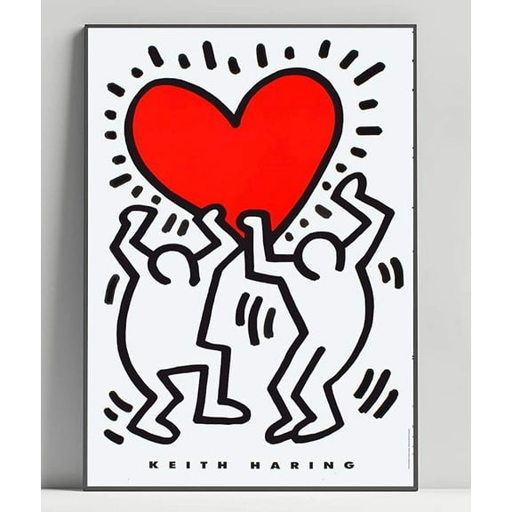 Haring Limited Poster Artwork - Professional Wall Art Print - Wall Decor For Rooms (16x20)