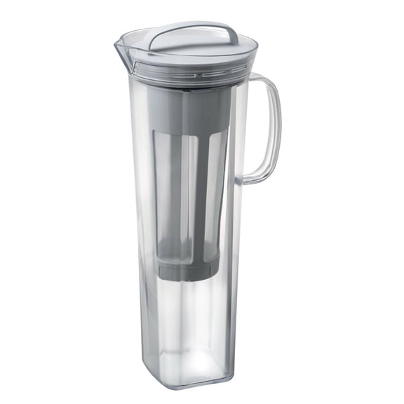 Hario "Lily" Tritan Cold Brew Tea Pitcher, 1200ml, Pale Grey
