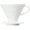 thumbnail image 1 of Hario V60 Ceramic Coffee Dripper Pour Over Cone Coffee Maker Size 02, White, 1 of 5