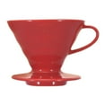 thumbnail image 1 of Hario V60 Ceramic Coffee Dripper Size 02 Red, 1 of 6