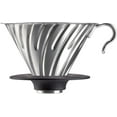 thumbnail image 1 of Hario V60 Metal Coffee Dripper, Size 02, Silver, 1 of 4