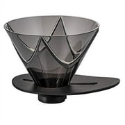 Hario V60 "Mugen" Plastic Coffee Dripper, Size 02, Black